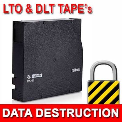 LTO, DLT Magnetic Media Data Destruction