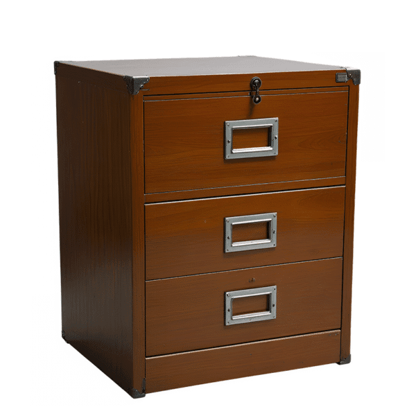 wood filing cabinet 2-3