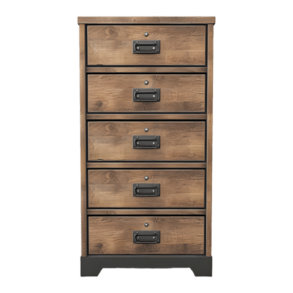 wood filing cabinet